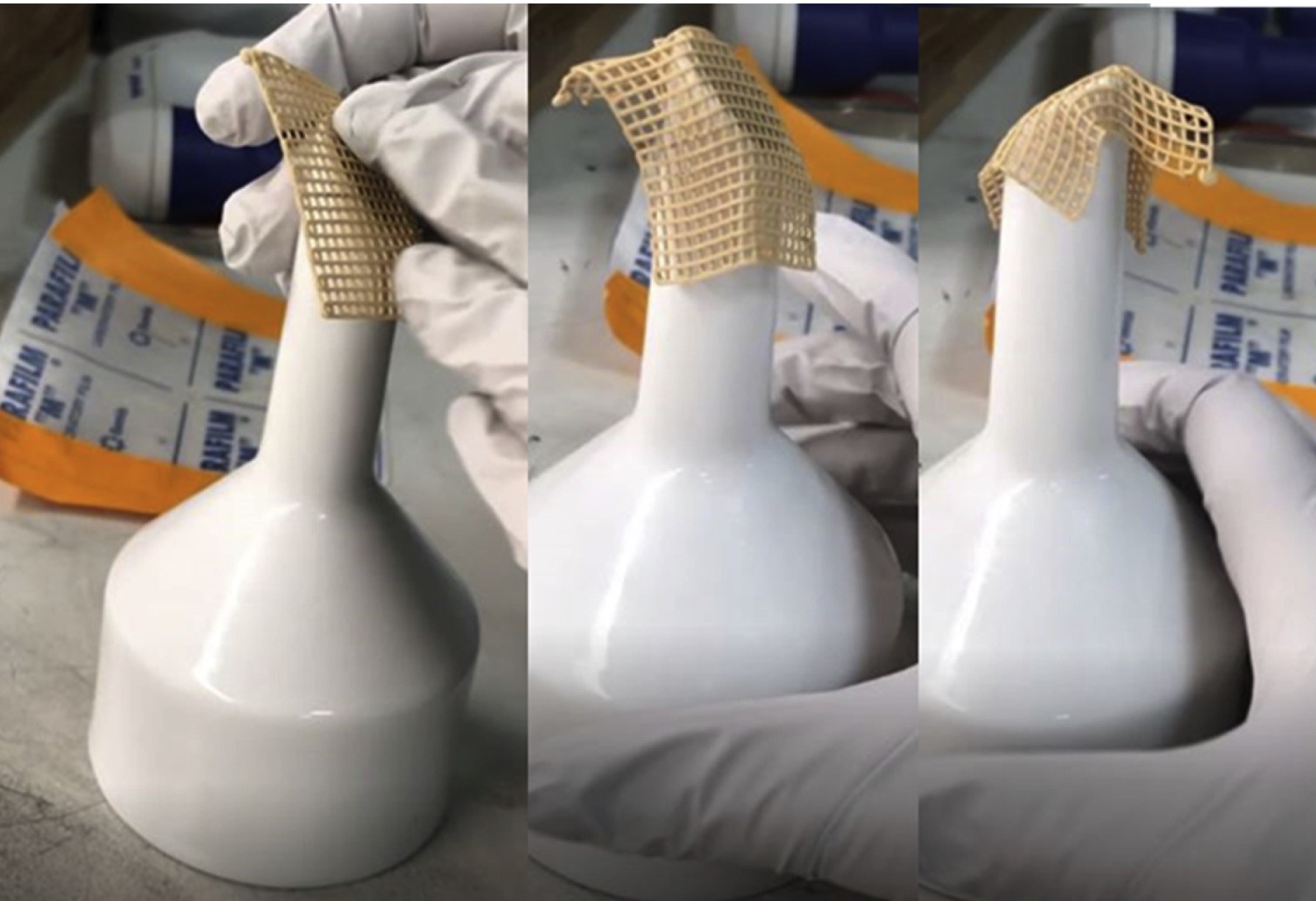Conformable green bodies: Plastic forming of robocasted advanced ceramics