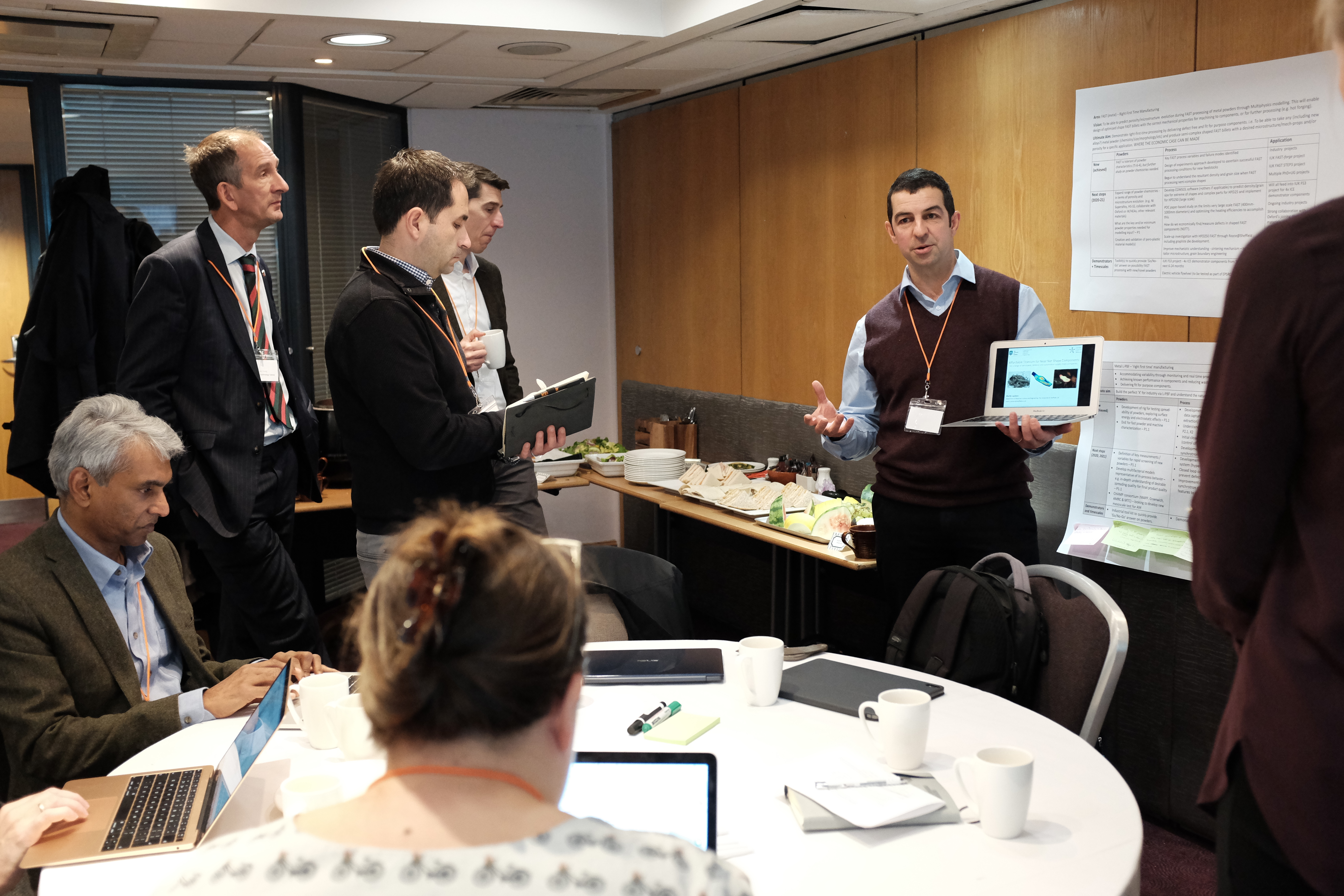Prof. Martin Jackson leads discussions at the November 2019 Industry Partner Workshop - Prof. Martin Jackson, MAPP, The University of Sheffield, Department of Materials Science and Engineering, leads discussions at the November 2019 Industry Partner Workshop with colleagues.