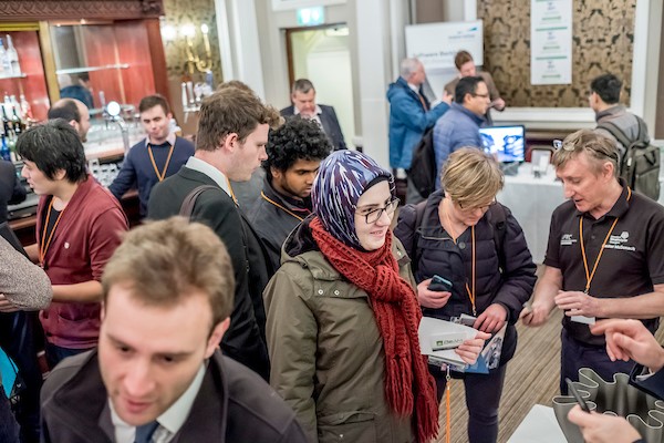 Delegates and sponsors talking at the MAPP First International Conference